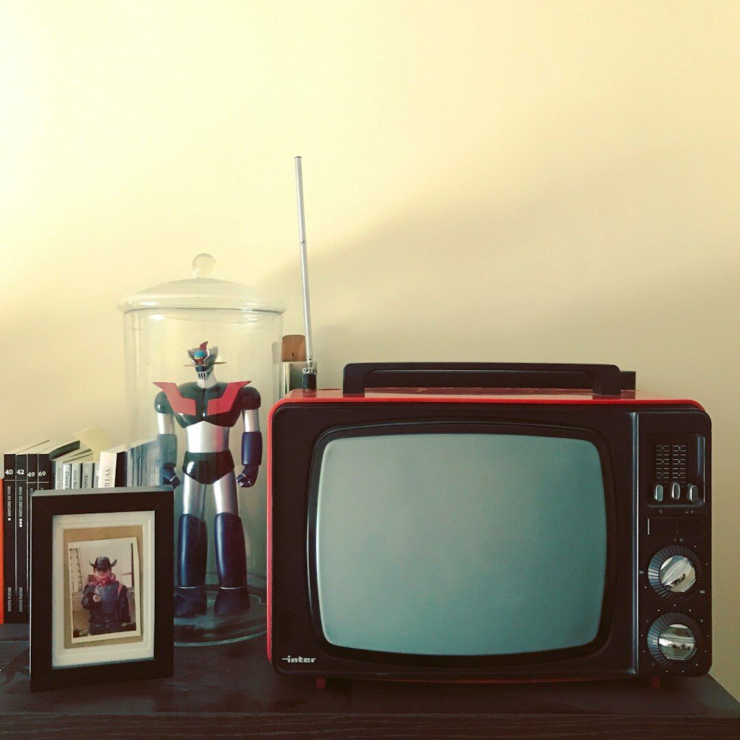 vintage television set