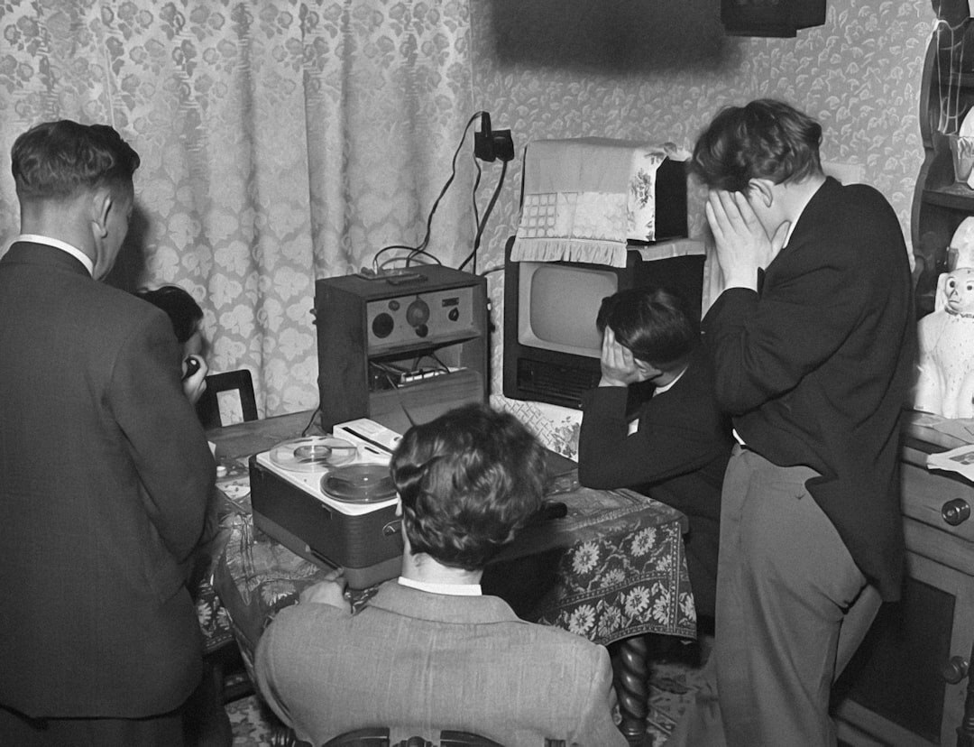 vintage tv presenter