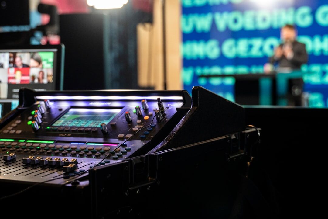 television studio lights